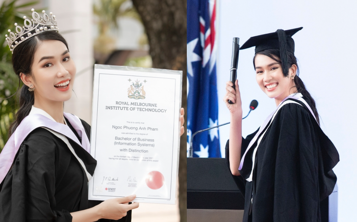 Á hậu Phương Anh rạng rỡ trong ngày tốt nghiệp đại học: Điểm số cao nhất ngành chuẩn 'con nhà người ta'