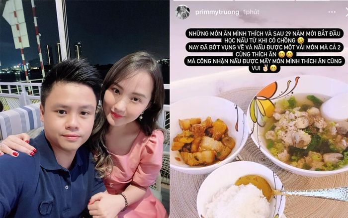 'Nàng dâu hào môn' Primmy Trương khoe ảnh bếp núc, tiết lộ điều đặc biệt suốt 29 năm mới làm