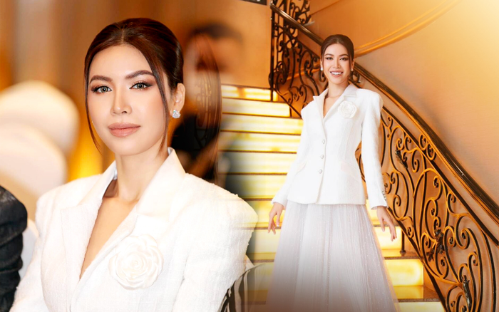 Minh Tú kiêu sa như tiểu thư Pháp với set đồ 'kinh điển' của thời trang