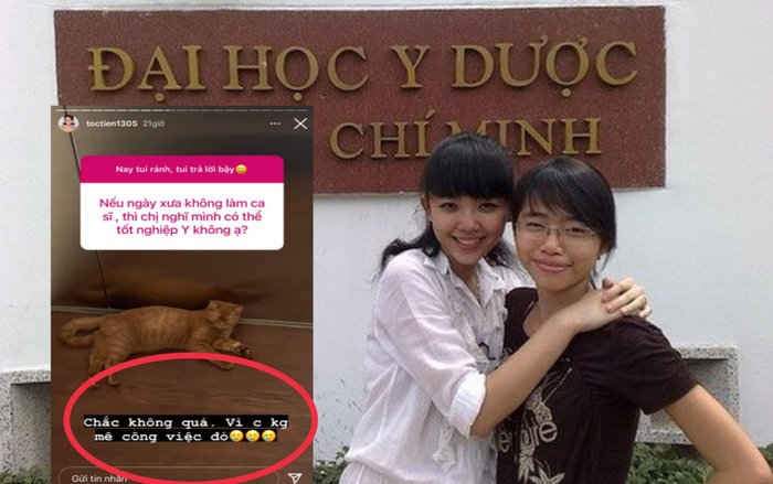 Tóc Tiên 'đính chính' với fan là bản thân không mê ngành Y dù từng có ước mơ làm bác sĩ