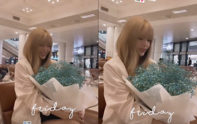 Chia tay Sơn Tùng, Thiều Bảo Trâm hạnh phúc khoe được tặng hoa kèm ẩn ý: 'Cơn sốt đã được xoa dịu'