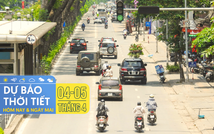 Dự báo thời tiết hôm nay và ngày mai 5/4: Chỉ số UV nhiều nơi trên cả nước ở ngưỡng gây hại rất cao