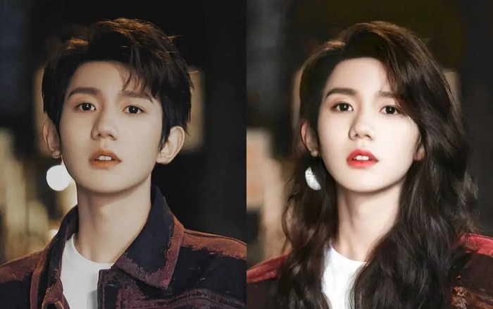 Khi nam thần Hoa Ngữ hóa thành nữ giới: Vương Nguyên tuyệt sắc, Tiêu Chiến rạng ngời