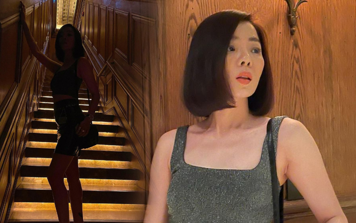 Không cần hở bạo như mọi khi, Lệ Quyên vẫn dư sức khoe được body không mỡ thừa