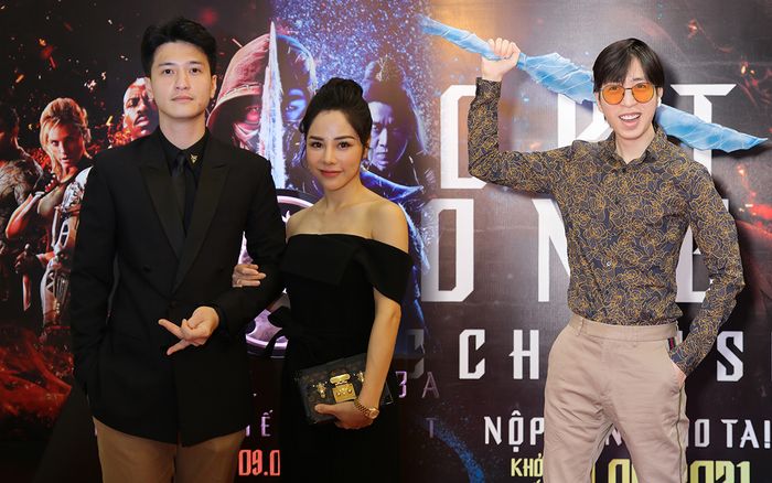 Huỳnh Anh tình tứ khoác tay bạn gái 'single mom', ViruSs lẻ bóng đi dự họp báo 'Mortal Kombat'