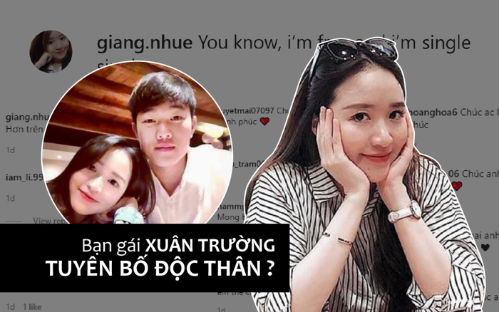 Trước lễ ăn hỏi, bạn gái Xuân Trường bỗng tuyên bố độc thân?