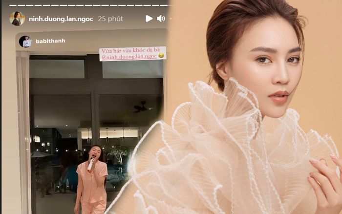 Chuyện gì khiến Ninh Dương Lan Ngọc 'nước mắt ngắn dài' hát karaoke thế này?