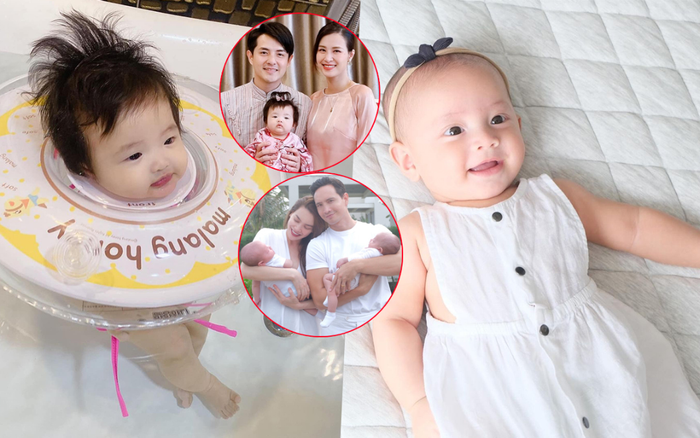 Con gái Đông Nhi - Winnie đi bơi, tạo dáng chéo chân điệu nghệ: Kiêu kỳ không kém Lisa nhà Hà Hồ