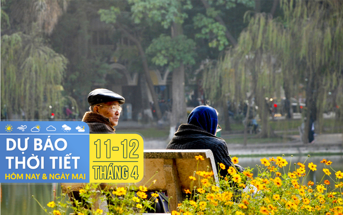 Dự báo thời tiết hôm nay và ngày mai 12/4: Hà Nội trời lạnh, TPHCM có mưa dông