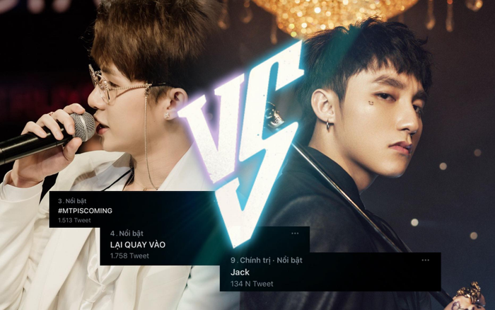 Sơn Tùng chưa tung MV mới nhưng đã 'choảng nhau' ầm ầm với Jack trên Twitter