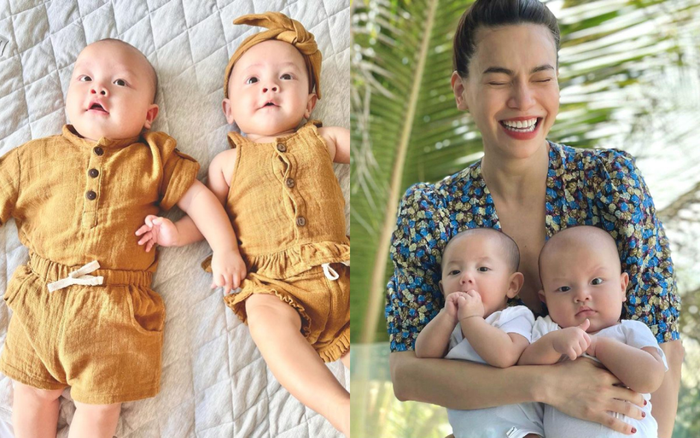 Mẹ Hà Hồ cực kỳ chịu chi cho Leon - Lisa ăn diện đồng điệu, xinh như thiên thần