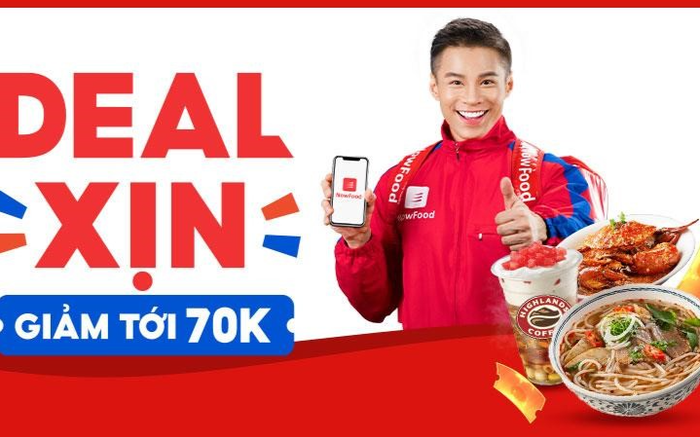 Cơ hội săn hàng nghìn Deal xịn giảm tới 70K khi đặt món qua NowFood