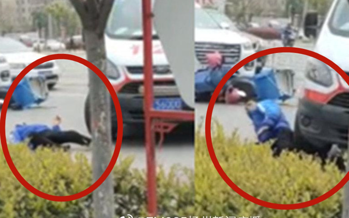 Vừa gặp tai nạn giao thông, shipper lại bị xe cứu thương lao tới cán gãy chân