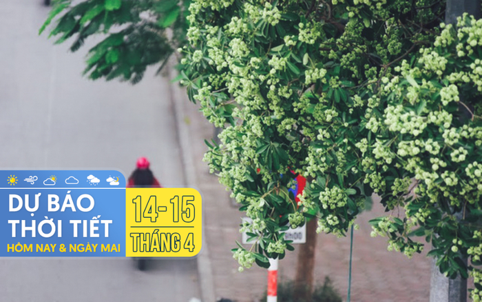 Dự báo thời tiết hôm nay và ngày mai 15/4: Hà Nội và TPHCM ngày nắng, chiều tối và đêm mưa