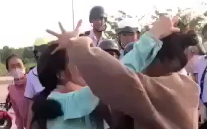 Xác minh clip 2 bạn nữ đánh nhau ở Kiên Giang