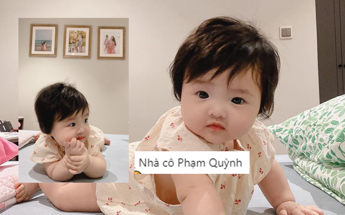 Hết 'sống ảo' tại gia, Winnie được mẹ Nhi - bố Thắng khoe loạt ảnh 'nũng nịu' tại nhà Phạm Quỳnh Anh
