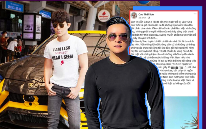 Bênh vực Ngọc Trinh, Cao Thái Sơn đòi kiện Nathan Lee vì bị ảnh hưởng danh dự?