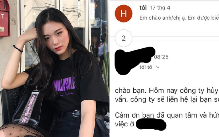 Bị nhà tuyển dụng hủy hẹn phút chót, nữ sinh 'giận tím người' khi đọc đến nội dung trong mail