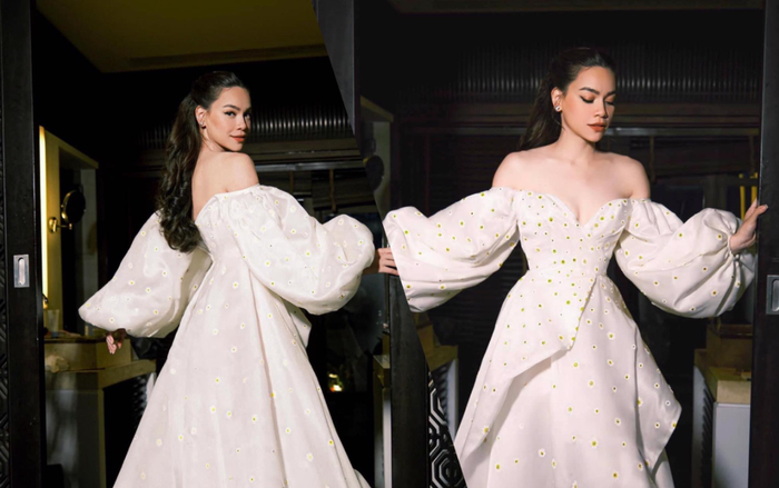 Hồ Ngọc Hà diện váy trễ vai bồng bềnh đẹp như nàng công chúa