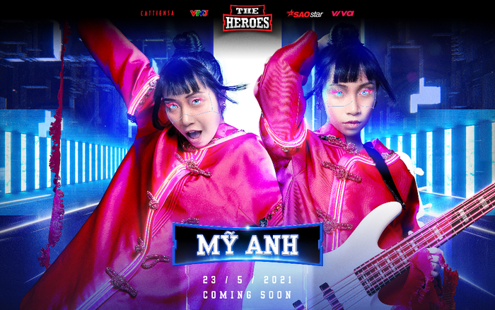 Cảm hứng trang phục của Mỹ Anh trong poster The Heroes 2021 - nàng công chúa uy quyền