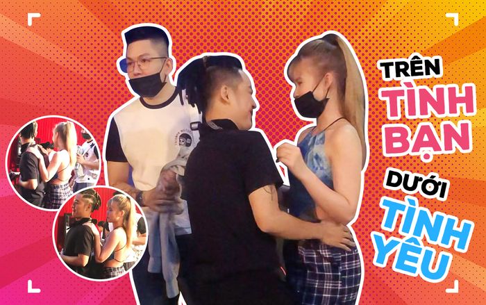 Thanh Duy có hành động 'trên tình bạn dưới tình yêu' với Khởi My trong hậu trường The Heroes