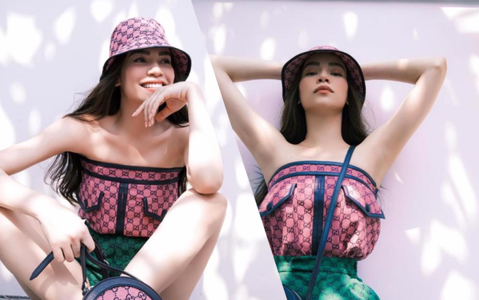 Hồ Ngọc Hà vẫn đẹp ngời ngời trong set đồ sặc sỡ có dáng áo ngang ngực 'xấu lạ'