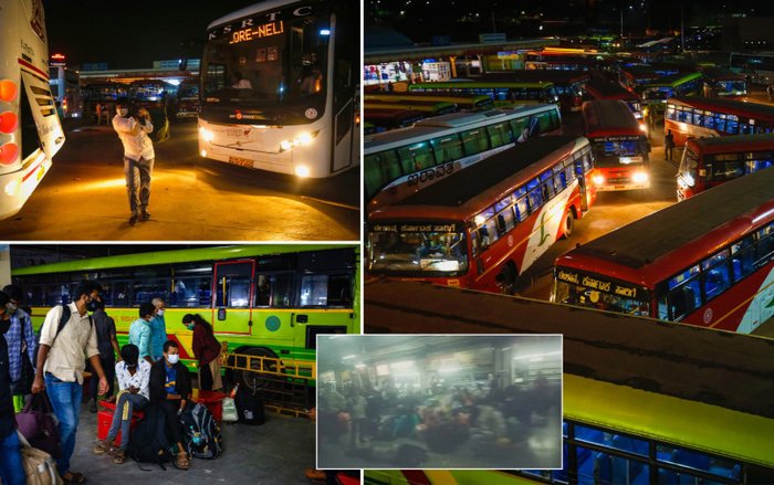 Dân nghèo Ấn Độ vội vã rời thủ đô để 'trốn' dịch Covid-19