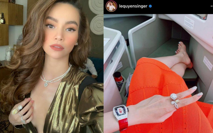 Lệ Quyên mới sắm nhẫn kim cương, nhìn qua ngó lại sao thấy như đeo nhẫn đôi với Hà Hồ