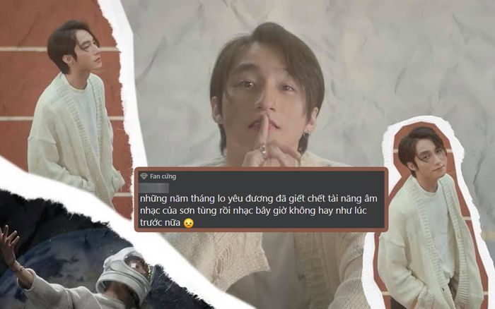 Dân mạng nhận xét bài mới của Sơn Tùng: 'Yêu đương đã giết chết tài năng âm nhạc'