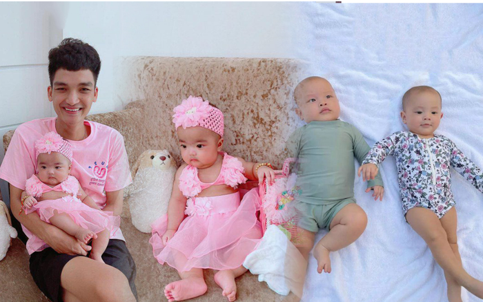 Con sao Việt đi bơi: Leon - Lisa xinh xắn nhưng con gái Mạc Văn Khoa mới là siêu cưng