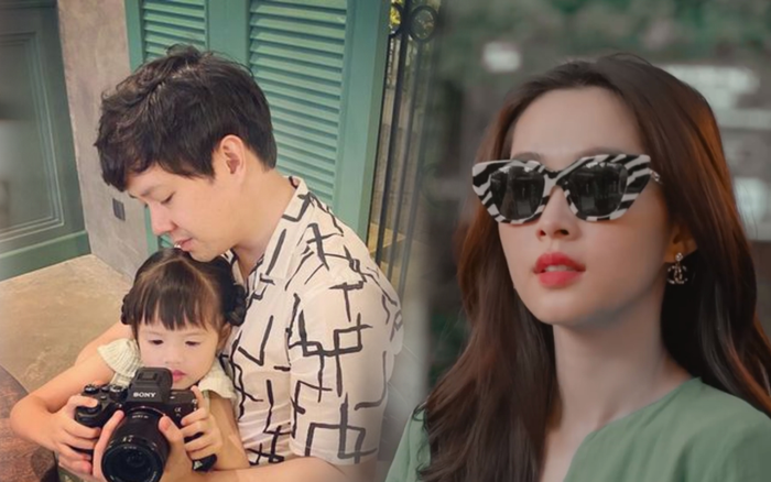 Con gái mới 3 tuổi, ông xã Đặng Thu Thảo đã quyết định 'truyền nghề' cho con