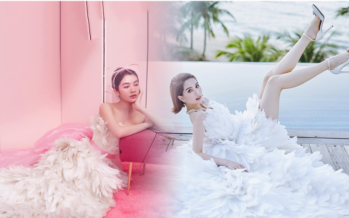 Lên đồ điệu đà, Cẩm Đan liệu có 'vượt mặt' Ngọc Trinh trong chiếc đầm thiên thần