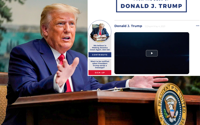 Không cần Facebook hay Twitter, Cựu Tổng thống Donald Trump ra mắt nền tảng thông tin riêng