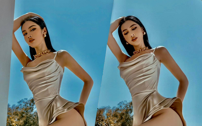 Tình trẻ của chồng cũ Lệ Quyên phô trọn vòng 3 căng đầy trước ống kính