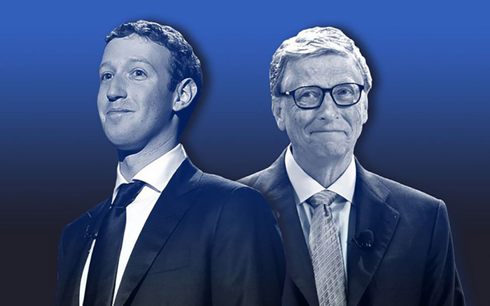 Bill Gates chỉ cần 5 năm để thành tỷ phú nhưng vẫn kém xa Mark Zuckerberg