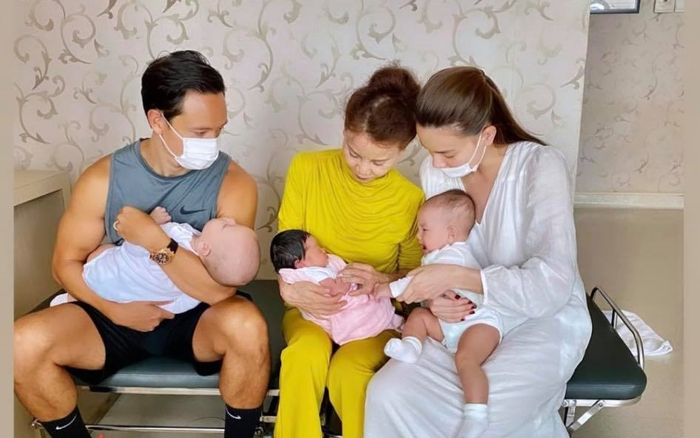 Hồ Ngọc Hà 'cạn lời' trước hành động của Lisa và Leon khi đến thăm chị họ