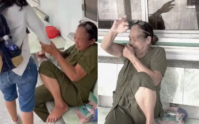 Tiễn cháu lên Sài Gòn học, người bà bật khóc nức nở khiến dân mạng cay khóe mắt