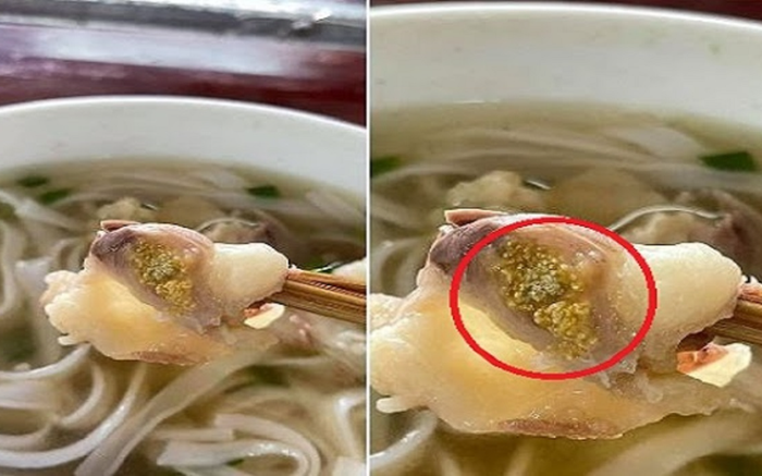 Nghi thức ăn có sán, khách liền đi hỏi chủ quán thì nhận được câu trả lời ngỡ ngàng: 'Bình thường'