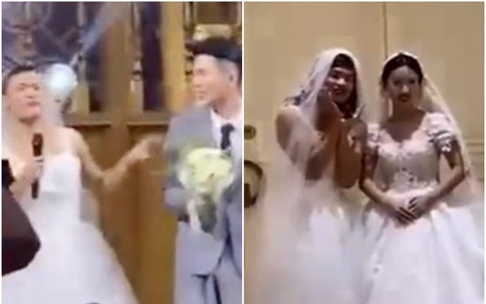 'Cô dâu' bước vào hôn trường, chú rể suýt bỏ chạy và sự thật khiến dân mạng cười nghiêng ngả