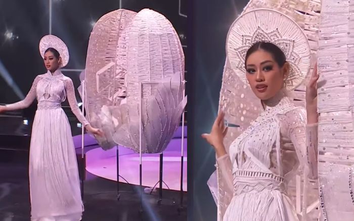 Khánh Vân tại National Costume khiến nhiều người 'thót tim': Bực bội nhất vẫn là góc quay 'dìm hàng'