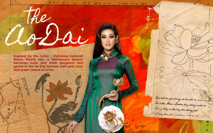 Khánh Vân mang áo dài quốc hoa tung bay tại MU20, vẻ đẹp Việt khiến fan quốc tế nao lòng