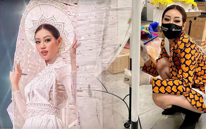 Gặp sự cố trước giờ G - Khánh Vân một mình làm điều này để toả sáng cùng Kén Em trên sân khấu