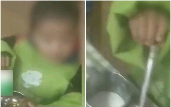 Phụ huynh quên đóng tiền ăn, cô giáo mầm non bắt trẻ cầm bát trống không quay clip