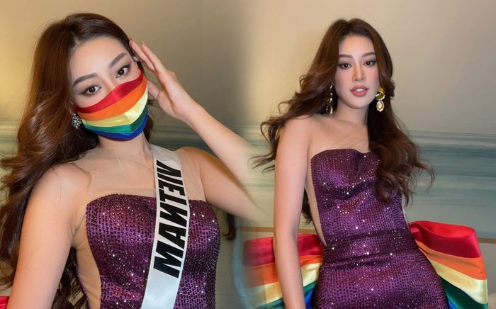 Khánh Vân diện váy lục sắc, tự hào ngày LGBTQ+, fan choáng váng vì lượng follow tăng kỷ lục