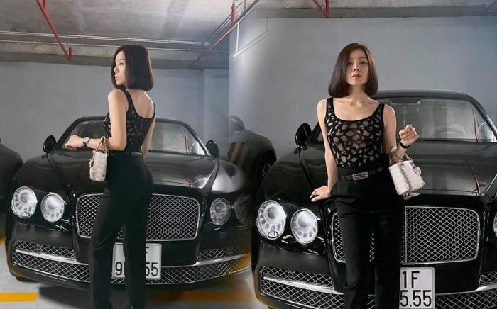 Sau nghi vấn 'đá xéo' bà Phương Hằng, Lệ Quyên bình thản lên đồ khoe vòng 1 rõ mồn một