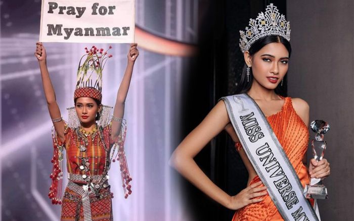 Mất hành lý, Hoa hậu Myanmar diễn đồ kiều bào tặng, nhận giải Trang phục dân tộc đẹp nhất MU20