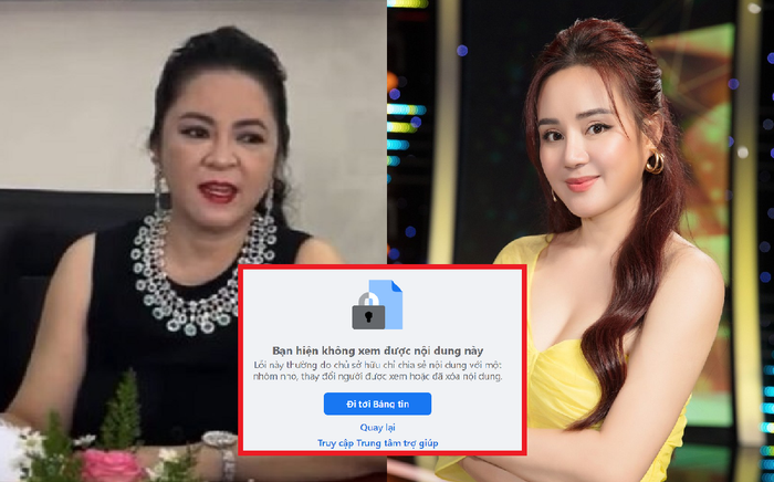 Sau khi chỉ trích vợ ông Dũng 'lò vôi', Facebook Vy Oanh bỗng dưng 'bay màu' khỏi 'cõi mạng'