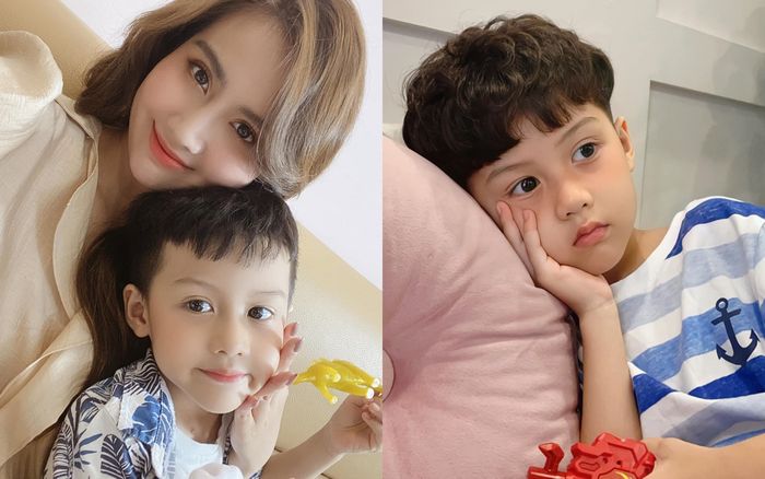 Diễn viên Huyền Lizzie khoe ảnh con trai cưng, cư dân mạng phải thốt lên: Cực phẩm tương lai đây rồi!