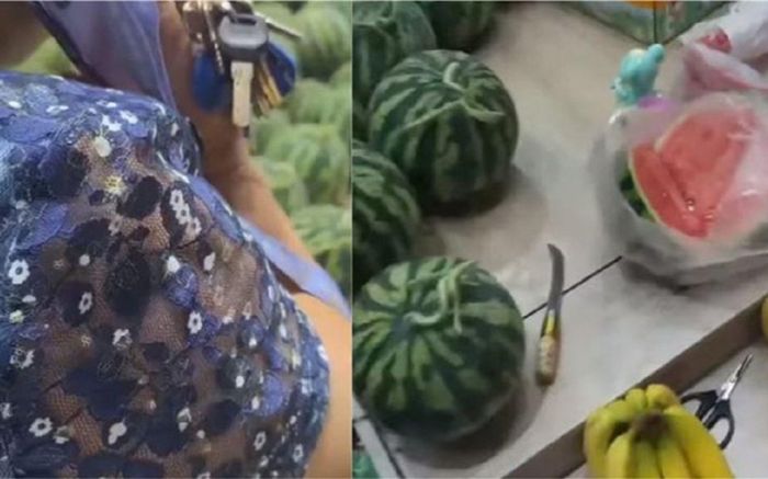 'Thượng đế' mang nửa quả dưa tới bắt đền chủ quán, lý do phía sau khiến ai cũng đổ xô tới mua về ăn thử