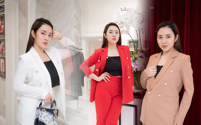 Mặc suit thanh lịch mà vẫn quyến rũ như Bảo Trâm Idol